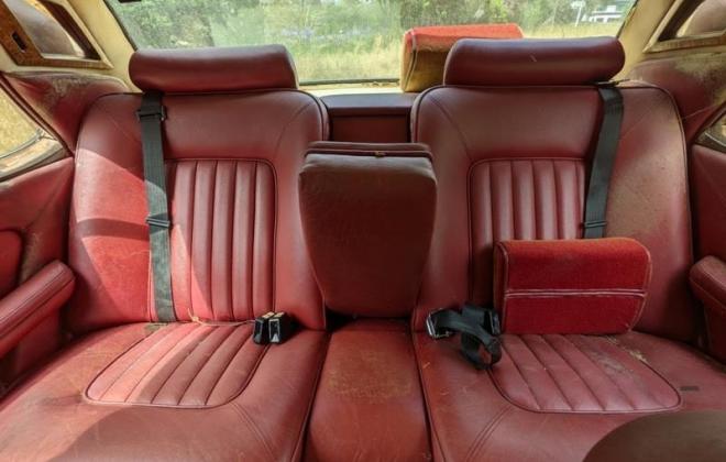 1982 Rolls Royce Silver Spirit bullit proof sedan abandoned for sale Burgundy interior red leather(26).jpg
