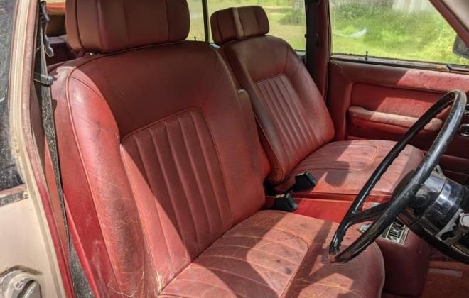 1982 Rolls Royce Silver Spirit bullit proof sedan abandoned for sale Burgundy interior red leather(31).jpg