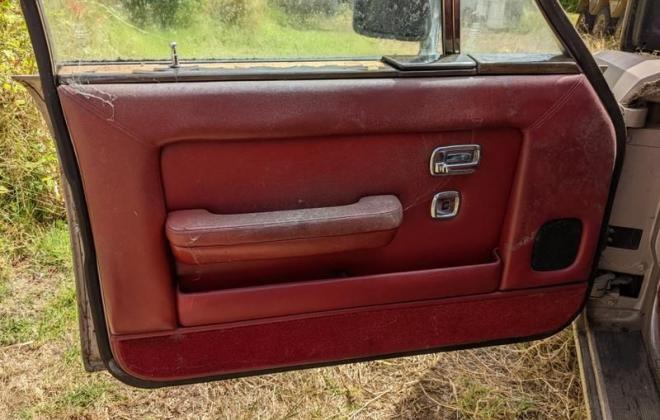 1982 Rolls Royce Silver Spirit bullit proof sedan abandoned for sale Burgundy interior red leather(35).jpg