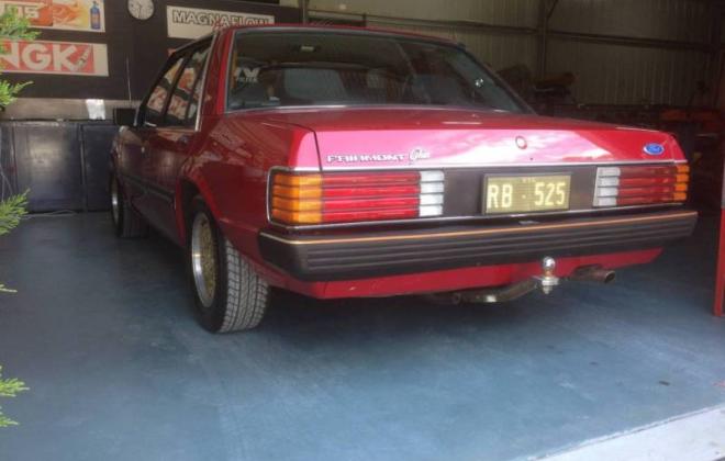 1983 Hermitage Red fuel injected 6 cylinder Ford XE ESP Fairmont Ghia (2).JPG