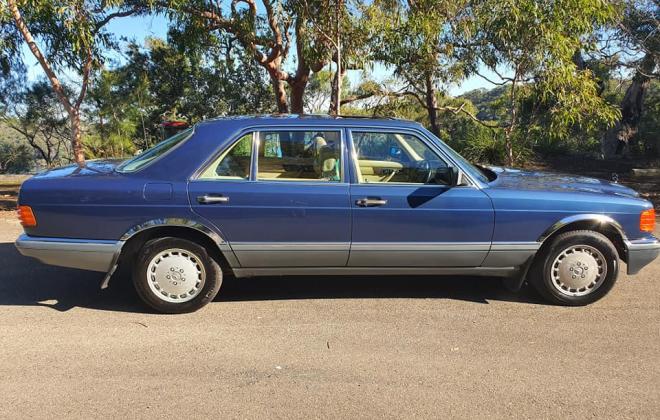 1986 Mercedes 560 SEL Blue sedan Australian delivered images (16).jpg