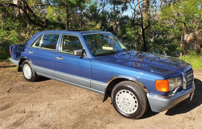 1986 Mercedes 560 SEL Blue sedan Australian delivered images (3).jpg