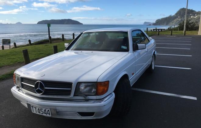 1988 Mercedes 420 SEC coupe white with red cloth trim images (1).jpg