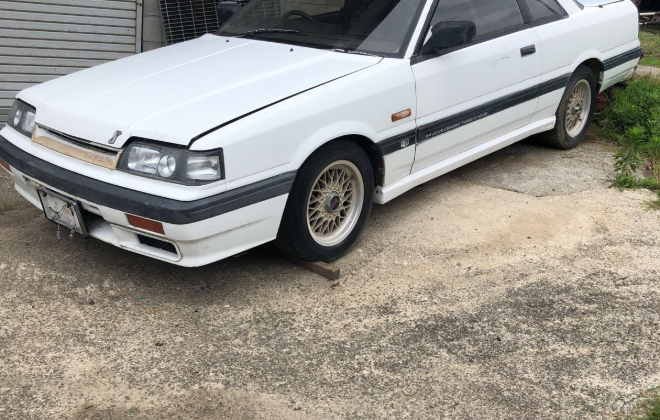 1988 Nissan Skyline GTS-X coupe turbo white images Japan 2018 (3).png