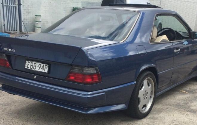 1989 Deep Blue Mercedes 300CE coupe (1).jpg