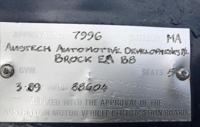 1989 Indigo Blue Ford Falcon S B8 Brock Edition number 042 (6).jpg