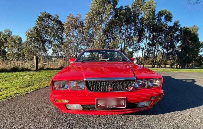 1990 Maserati Biturbo Spyder convertible red images RHD (7).jpg