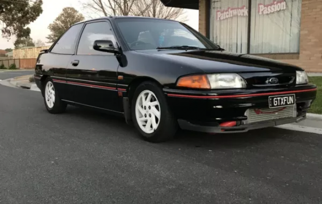 1992 Black Ford Laser TX3 KH 2021 Australia Turbo (1).png