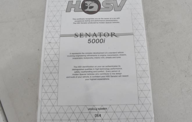 1992 HSV VP Senator Sedan For sale 2021 grey build number 064 image (55).jpg