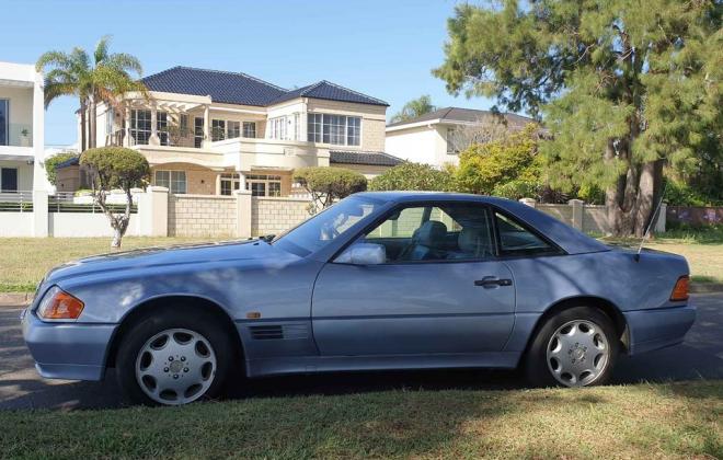 1992 Mercedes 500SL light Blue for sale Australia original (5).jpg