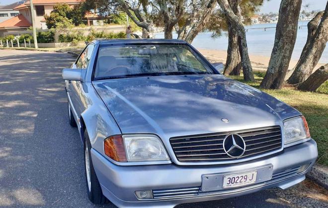 1992 Mercedes 500SL light Blue for sale Australia original (8).jpg