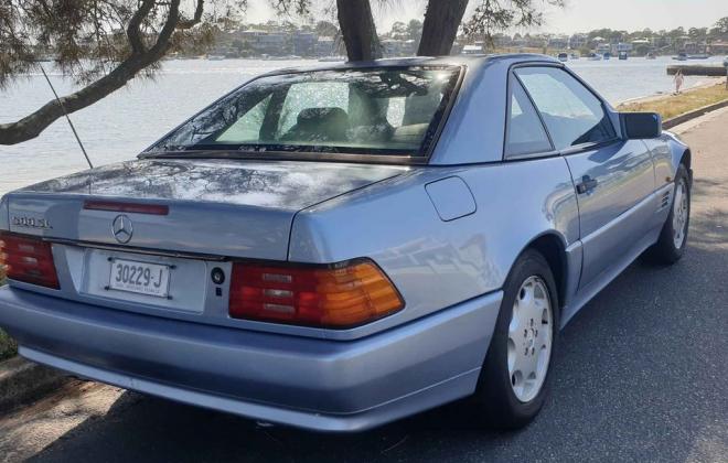 1992 Mercedes 500SL light Blue for sale Australia original (9).jpg