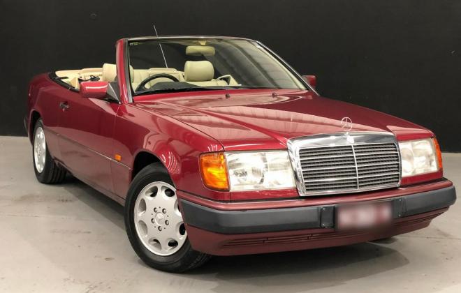 1993 A124 320CE Convertible maroon cabriolet Australia for sale (1).jpg