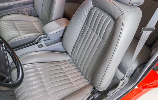 1993 Fox Body Mustang SVT Cobra Grey leather interior (5).jpg