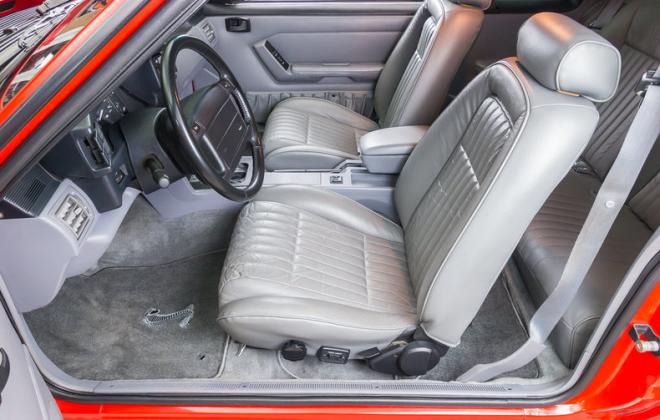 1993 Fox Body Mustang SVT Cobra Grey leather interior (6).jpg