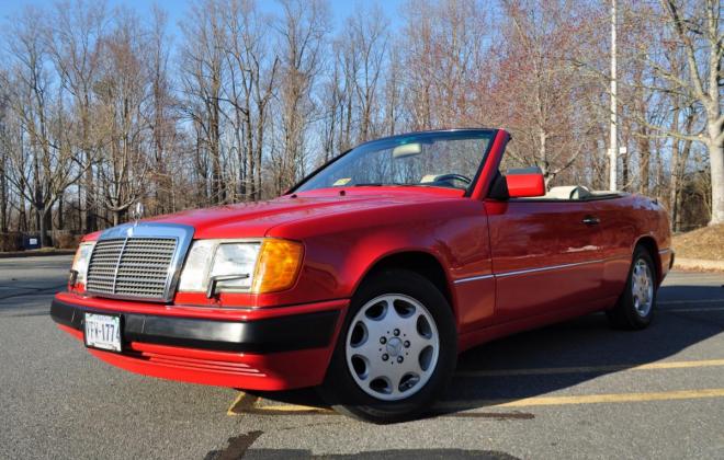 1993 W124 Mercedes 300CE Cabriolet Red paint images 2018 (10).jpg