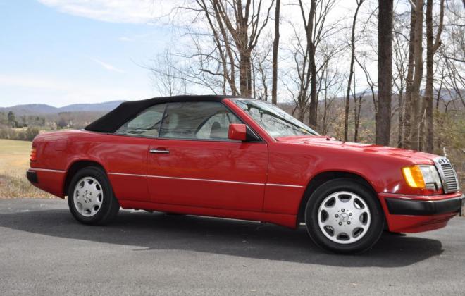 1993 W124 Mercedes 300CE Cabriolet Red paint images 2018 (2).jpg