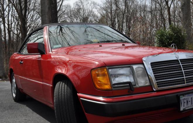 1993 W124 Mercedes 300CE Cabriolet Red paint images 2018 (4).jpg