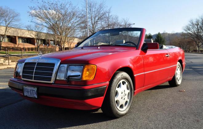 1993 W124 Mercedes 300CE Cabriolet Red paint images 2018 (6).jpg