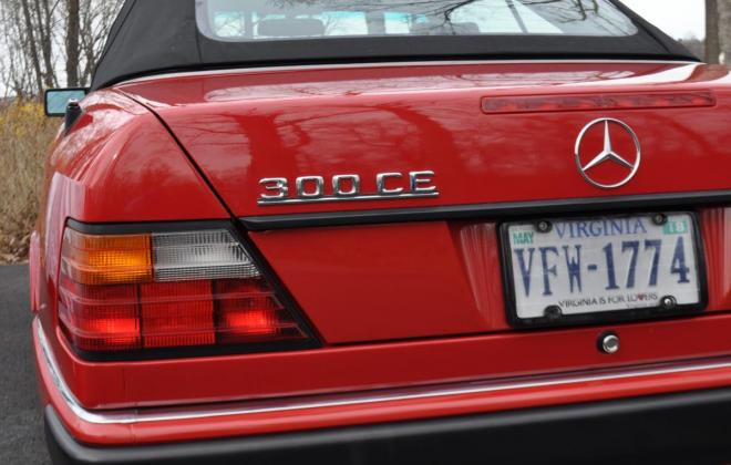 1993 W124 Mercedes 300CE Cabriolet Red paint images 2018 (7).jpg