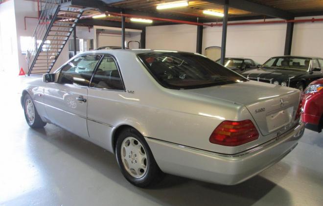 1994 S600 Mercedes coupe C140 silver (5).jpg