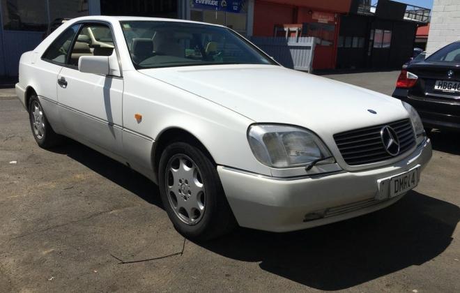 1994 White Mercedes S500 Coupe New Zeland images classic car (1).jpg