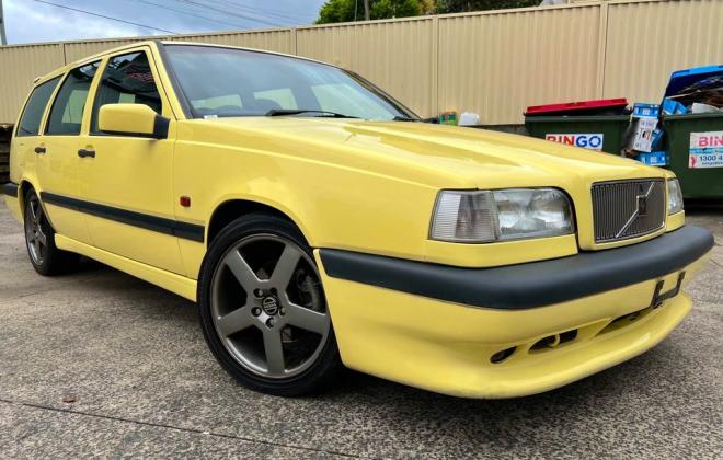 1995 Volvo T5-R wagon yellow turbo for sale Australia RHD (4).jpg