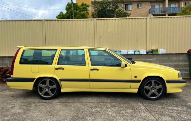 1995 Volvo T5-R wagon yellow turbo for sale Australia RHD (5).jpg