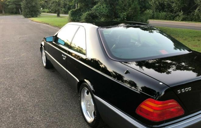 1996 CL600 USA Mercedes C140 coupe pre-facelift Black on Grey (4).jpg