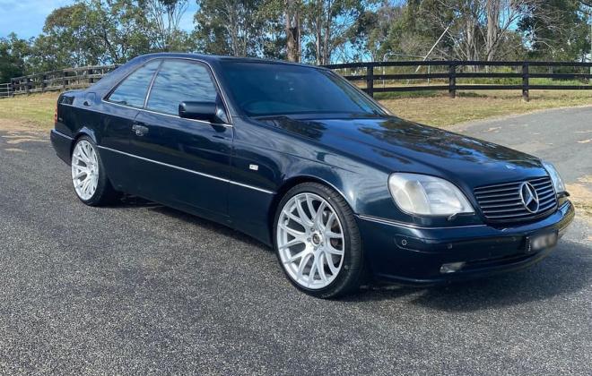 1997 Mercedes C140 coupe Australia British import midnight blue paint (1).jpg