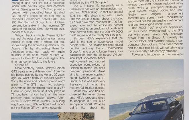 2 VP HSV GTS Wheels magazine article 1992 (1).jpg