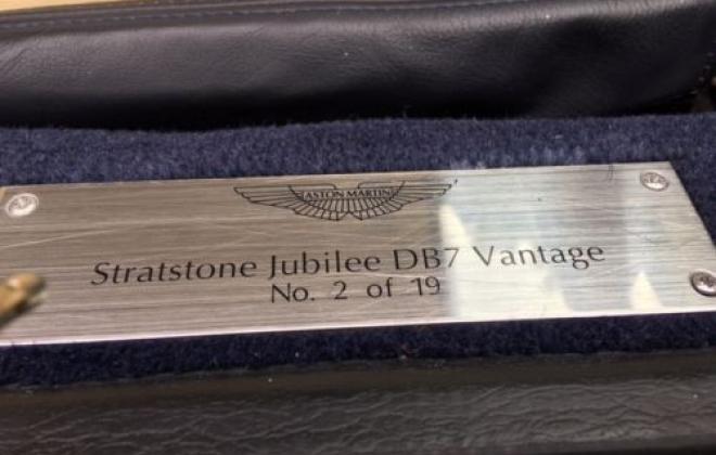 2002 Aston Martin DB7 Vantage Stratstone Jubilee Coupe Blue (7).jpg