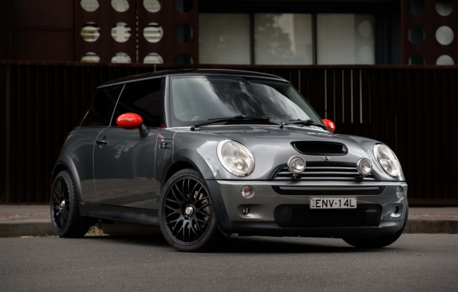 2003 Mini R53 Cooper S JCW Grey with black leather Australia (21).png
