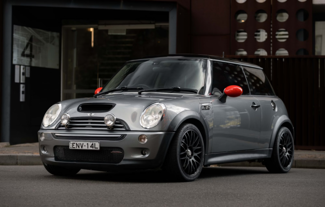 2003 Mini R53 Cooper S JCW Grey with black leather Australia (41).png