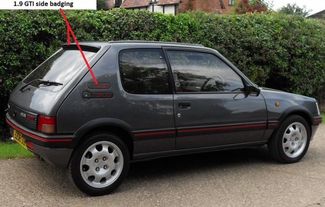 PEUGEOT 205 GTI Phase 2 Mk 2 1990-1996 FRONT BUMPER BLACK 740173 PEUGEOT 205 GTI Phase 2 Mk 2 1990-1996 FRONT BUMPER BLACK 740173