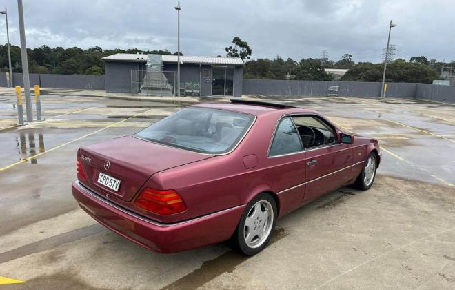 Almandine Red Mercedes S500 coupe Australia 1995 images (10).jpg