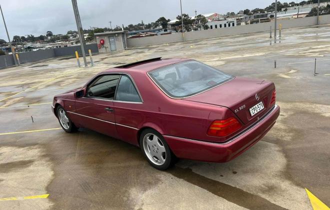 Almandine Red Mercedes S500 coupe Australia 1995 images (2).jpg
