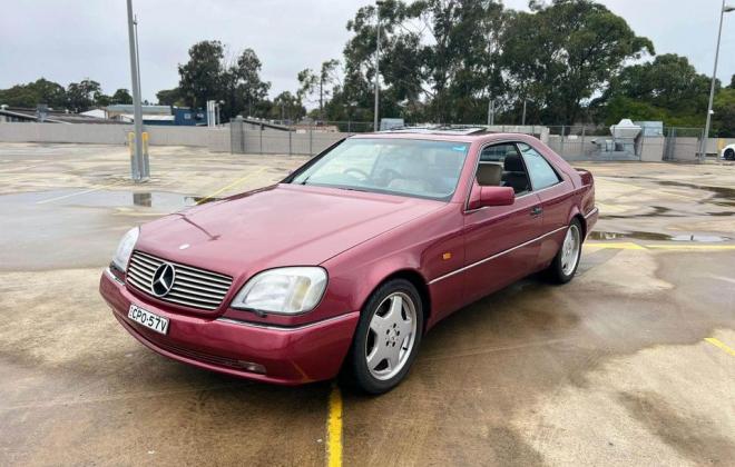 Almandine Red Mercedes S500 coupe Australia 1995 images (7).jpg
