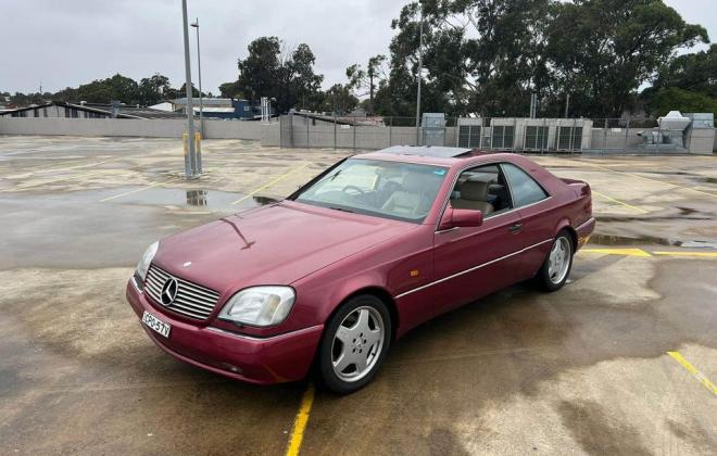 Almandine Red Mercedes S500 coupe Australia 1995 images (9).jpg