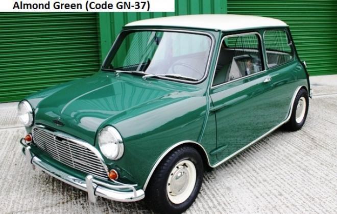 Austin Mini Cooper S Mk1, Almond Green Austin Mini Cooper S Mk1, Almond Green