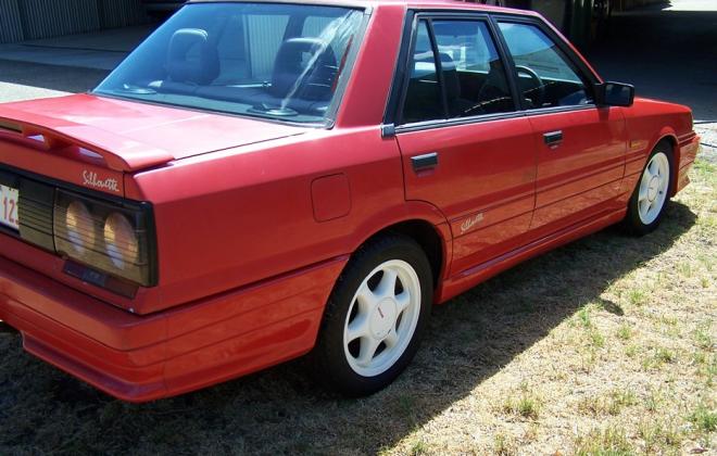 Australian Nissan Skyline Silhouette GTS2 sedan red 1989 (9).jpg