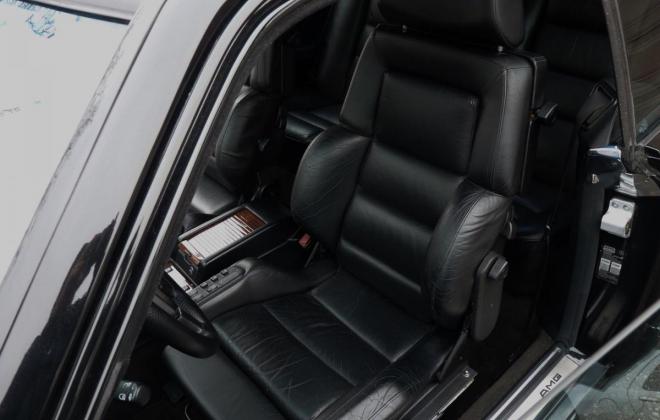 Black Mercedes 560SEC AMG 6.0 wide body classic register interior leather seats (3).jpg