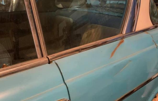 Blue and white Hudson Hollywood Hardtop Coupe 1957 barn find unrestored (3).jpg