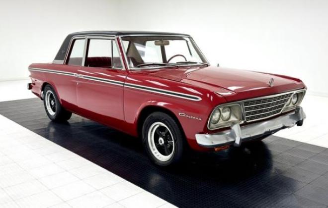 Bordeaux Red Studebaker Daytona Sport sedan with black vinyl roof (1).jpg