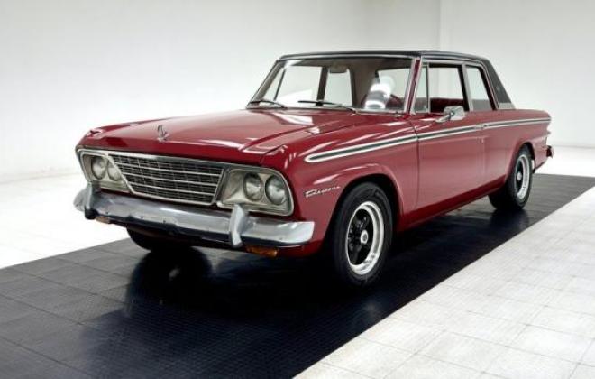 Bordeaux Red Studebaker Daytona Sport sedan with black vinyl roof (28).jpg