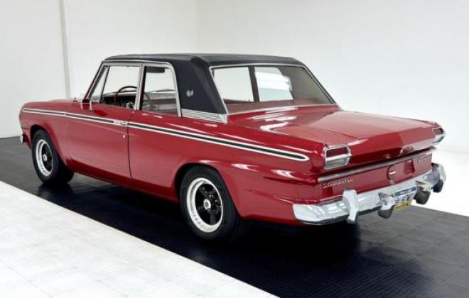 Bordeaux Red Studebaker Daytona Sport sedan with black vinyl roof (50).jpg