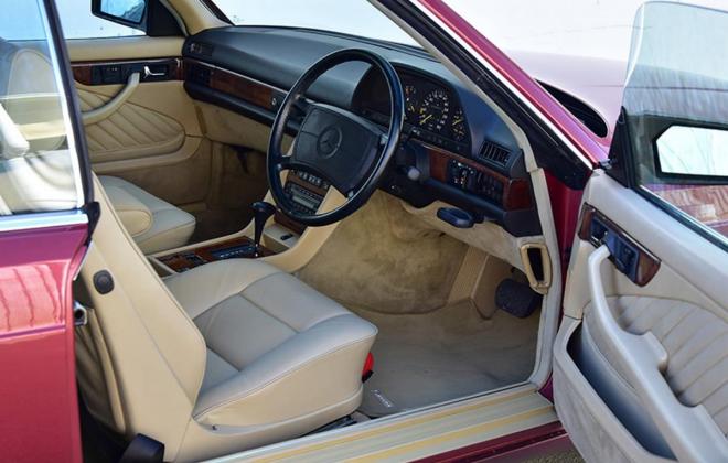 Burgundy maroon Mercedes 560SEC Australian delivered coupe car images (11).jpg