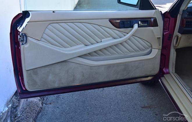 Burgundy maroon Mercedes 560SEC Australian delivered coupe car images (22).jpg