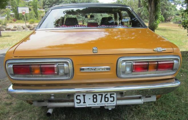 Burnt Orange Datsun 180B Sedan unrestored original Australia (2).jpg