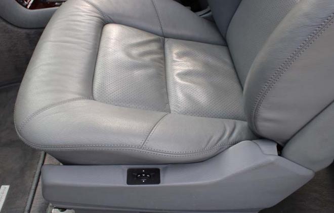 C140 Mercedes coupe early perforated leather seat trim image.jpg